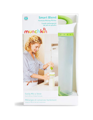 Jarra de Mezcla Munchkin 710 ml Verde - Almacenamiento Leche Materna