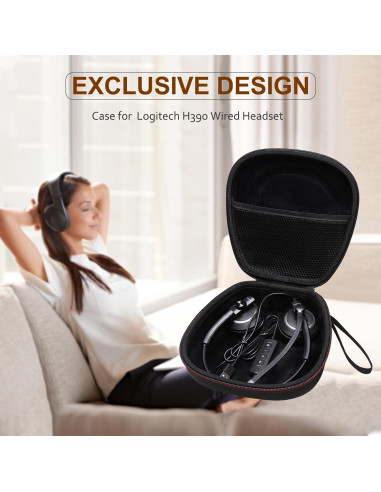 Funda para Auriculares Logitech H390 H430 JLab Go Work LTGEM