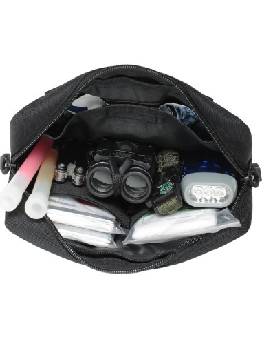 Paquete de 2 Bolsas Tácticas Molle Katadem - Nylon Negro