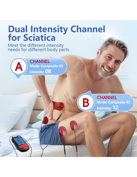 Comfytemp Estimulador Muscular TENS Doble Canal 30 Modos Comfytemp Estimulador Muscular TENS Doble Canal 30 Modos
