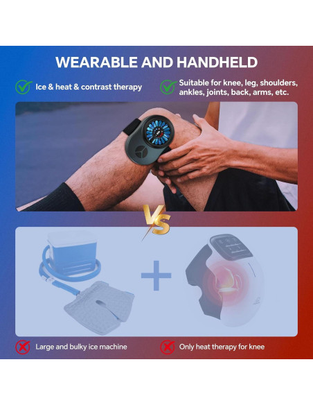Máquina de Terapia Fría Portátil Hoakya para Rodilla y Hombro Máquina de Terapia Fría Portátil Hoakya para Rodilla y Hombro
