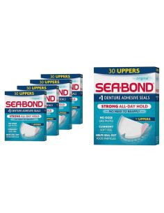 Sellos Adhesivos para Dentaduras Sea-Bond Secure Original 30 Unidades
