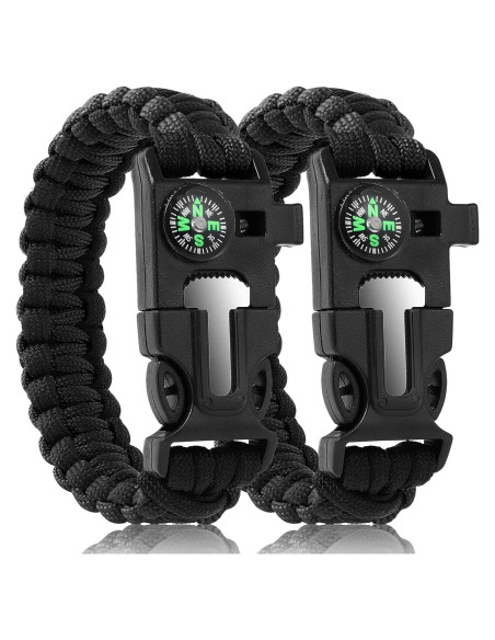 Pulsera de Supervivencia Oadnfa 5-en-1 para Hombres Pulsera de Supervivencia Oadnfa 5-en-1 para Hombres