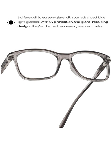 Gafas de Bloqueo de Luz Azul Readerest - Lentes Antirreflejo Unisex Gafas de Bloqueo de Luz Azul Readerest - Lentes Antirreflejo Unisex