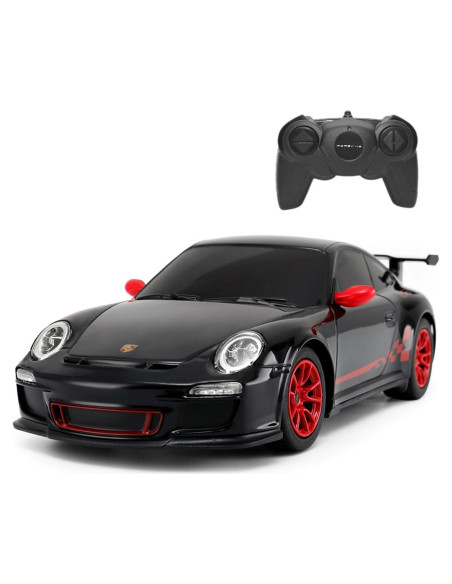 Coche RC PowerTRC Porsche 911 GT3 RS Escala 1:24 Negro Coche RC PowerTRC Porsche 911 GT3 RS Escala 1:24 Negro