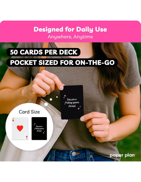 Tarjetas de Afirmación Paper Plan - 52 Tarjetas Inspiradoras Tarjetas de Afirmación Paper Plan - 52 Tarjetas Inspiradoras