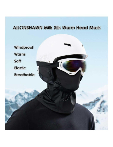 Máscara de Esquí Balaclava Unisex Caliente a Prueba de Viento