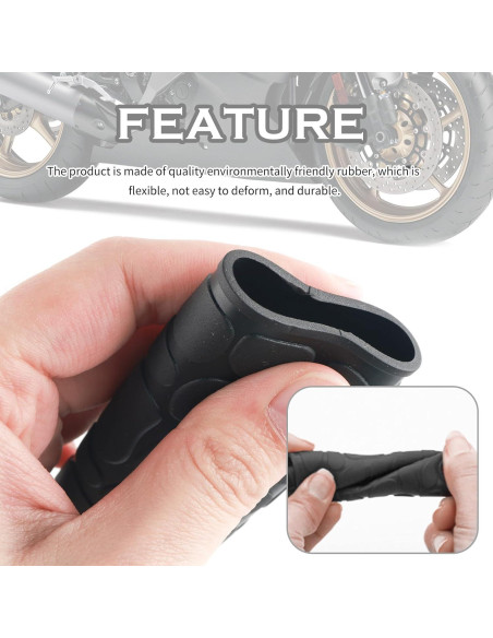 Cubiertas de Agarre Antideslizante YGDMD para Motocicleta 4PCS Cubiertas de Agarre Antideslizante YGDMD para Motocicleta 4PCS