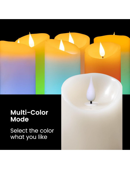 Velas LED recargables Luzzup con control remoto 3 pcs 10-15 cm Velas LED recargables Luzzup con control remoto 3 pcs 10-15 cm