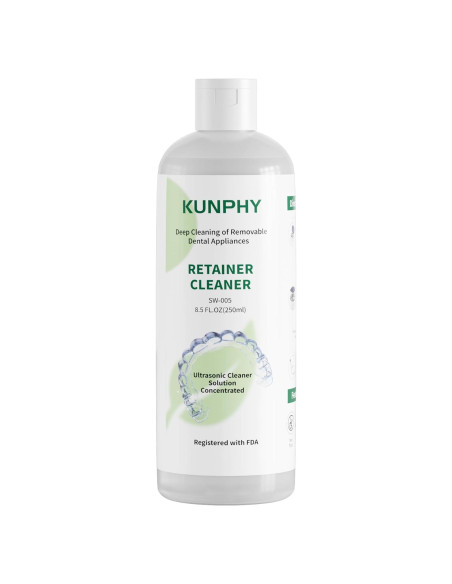 KUNPHY Limpiador Ultrasonico Concentrado 8 oz - Retenedores y Dentaduras KUNPHY Limpiador Ultrasonico Concentrado 8 oz - Retenedores y Dentaduras