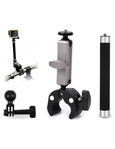 Soporte para Cámara de Motocicleta DS. Estilo Distintivo - Compatible con GoPro y DSLR Soporte para Cámara de Motocicleta DS. Estilo Distintivo - Compatible con GoPro y DSLR