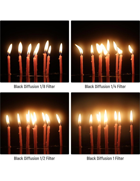 Filtro de Difusión Neewer 1/8 62mm para Fotografía y Video Filtro de Difusión Neewer 1/8 62mm para Fotografía y Video