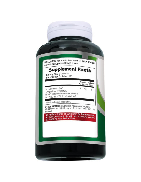 Cápsulas de Hierba de San Juan FITO MEDIC'S 300 Unidades 600 mg Cápsulas de Hierba de San Juan FITO MEDIC'S 300 Unidades 600 mg
