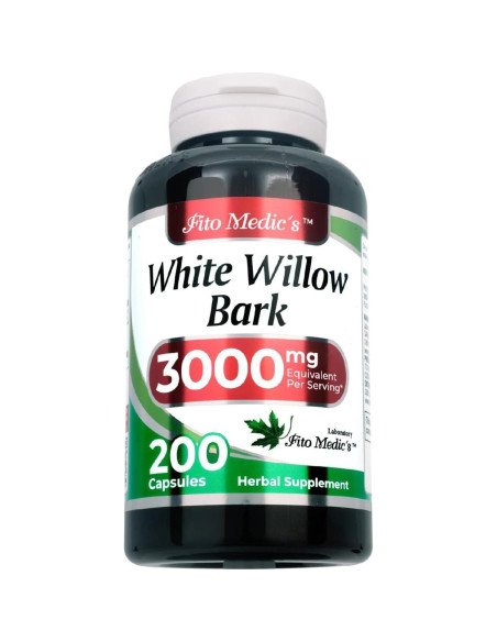 Suplemento Herbal FITO MEDIC'S Corteza de Sauce Blanco 180 Cápsulas Suplemento Herbal FITO MEDIC'S Corteza de Sauce Blanco 180 Cápsulas