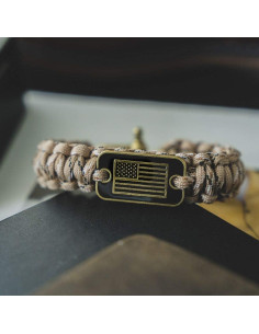 Pulsera Táctica de Supervivencia iHeartDogs Camo 19.05 cm 2