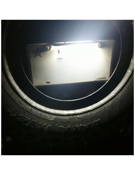 Soporte de Placa de Matrícula iJDMTOY LED Jeep 2007-2017 Soporte de Placa de Matrícula iJDMTOY LED Jeep 2007-2017