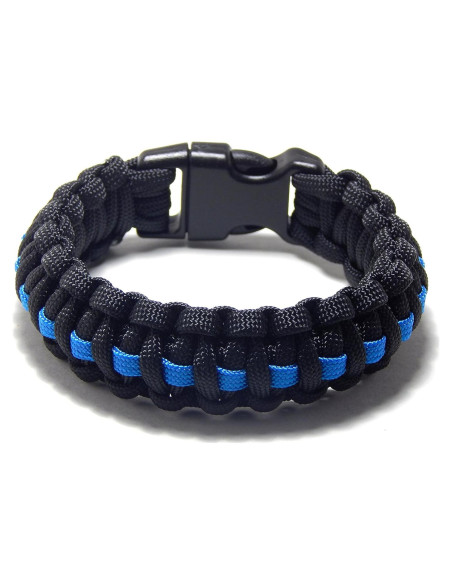 Pulsera de Supervivencia Paracord Negra Táctica 22.86 cm Pulsera de Supervivencia Paracord Negra Táctica 22.86 cm