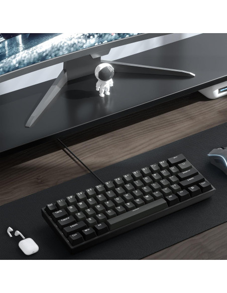 Teclado Mecánico XVX H61 60% RGB Hot-Swappable PBT Teclado Mecánico XVX H61 60% RGB Hot-Swappable PBT