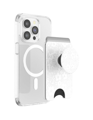 Billetera PopSockets Magnética para Teléfono - Blanco Fresco