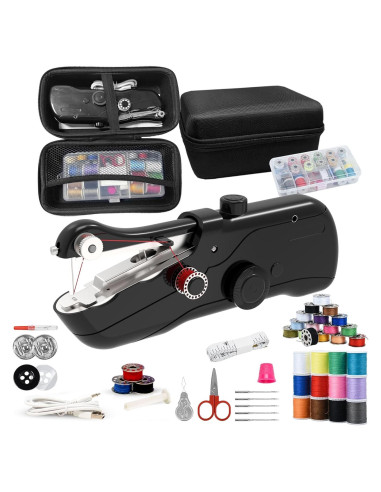 Máquina de Coser Portátil Aovly para Principiantes con Accesorios