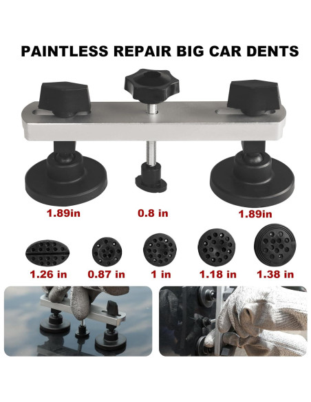 Kit de Remoción de Dents BIG RED 56 Piezas Ajustable Kit de Remoción de Dents BIG RED 56 Piezas Ajustable