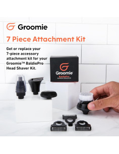 Kit de Afeitado Groomie 7 Piezas - Cortadora y Accesorios 2