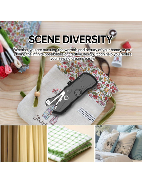 Máquina de Coser Portátil Aovly para Principiantes con Accesorios Máquina de Coser Portátil Aovly para Principiantes con Accesorios