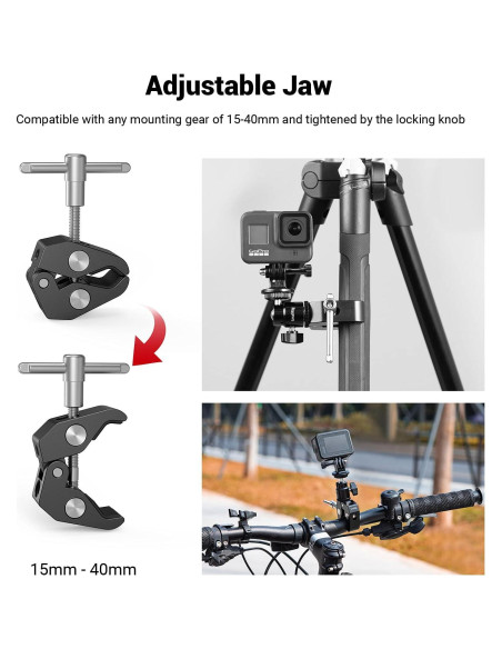 Soporte Super Clamp SmallRig con Cabeza de Bola 360 Soporte Super Clamp SmallRig con Cabeza de Bola 360