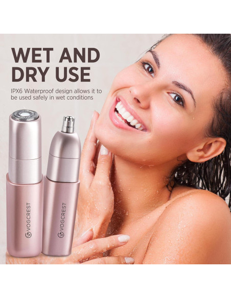 Removedor de Vello Facial VOGCREST 2 en 1 Recargable Removedor de Vello Facial VOGCREST 2 en 1 Recargable