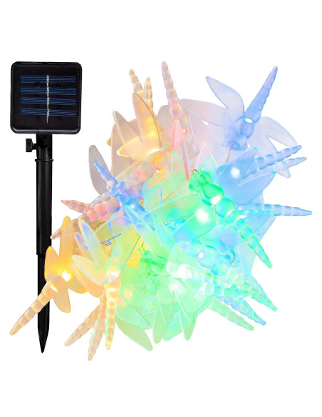 Luces de Cadena Solar Hometown Evolution 30 LED Multicolores Luces de Cadena Solar Hometown Evolution 30 LED Multicolores