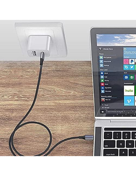 Cable BoxWave USB-C a USB-C 3m 100W para Lepow J3 Cable BoxWave USB-C a USB-C 3m 100W para Lepow J3