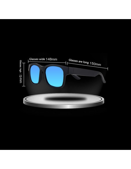 Gafas Inteligentes IVY Bluetooth con Lentes UV400 - Gris Gafas Inteligentes IVY Bluetooth con Lentes UV400 - Gris