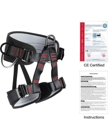 Cinturón de Escalada HandAcc ZY04 Profesional 0.91kg 300KG