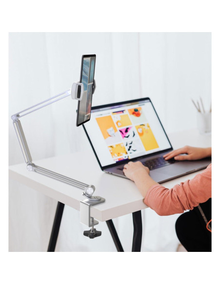 Soporte para Tableta KABCON con Brazo Extendido 4-13'' Soporte para Tableta KABCON con Brazo Extendido 4-13''