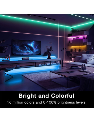 Luces LED WiFi DAYBETTER 30,48m Control por App y Voz