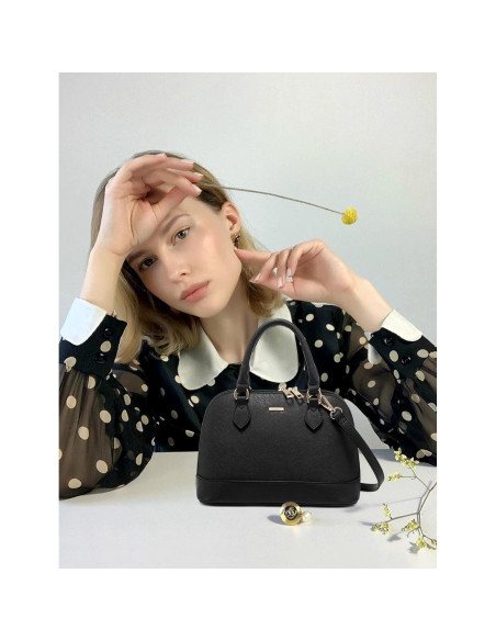 Bolso Cruzado LOVEVOOK Negro Doble Cierre 24x11x18 cm Bolso Cruzado LOVEVOOK Negro Doble Cierre 24x11x18 cm