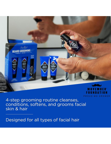 Kit de Cuidado de Barba Jack Black Set 4 Piezas