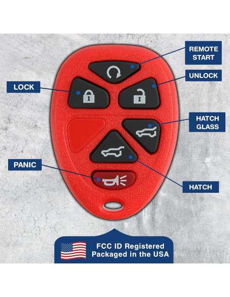 2X Llave Remota KeylessOption para Cadillac y Chevrolet 2X Llave Remota KeylessOption para Cadillac y Chevrolet