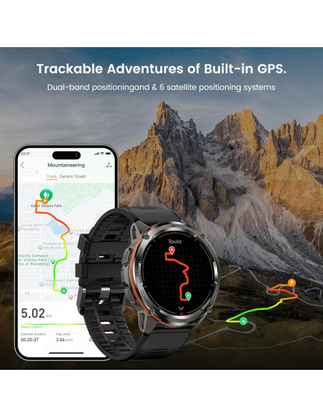 Reloj Inteligente AMAZTIM T3 Ultra GPS Acero 50M Resistente Reloj Inteligente AMAZTIM T3 Ultra GPS Acero 50M Resistente