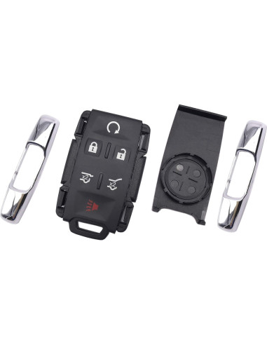 Funda de llave inteligente Chevy Tahoe 2014-2017 Plata