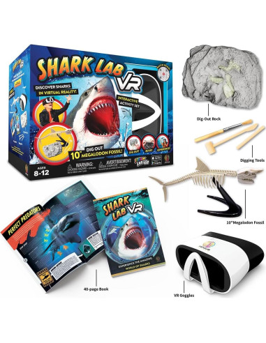 Libro Interactivo VR Shark Lab - Abacus Brands - 40 Páginas