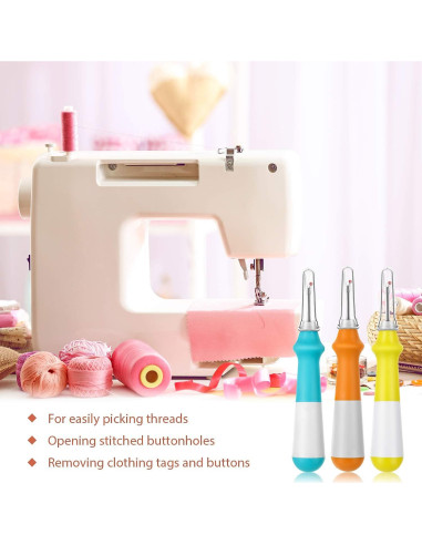 Desgarrador de Costuras Mudder 5 Piezas Ergonómico Colorido