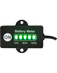 Indicador de Batería 12V Aomlike LED 5 Segmentos Negro 2