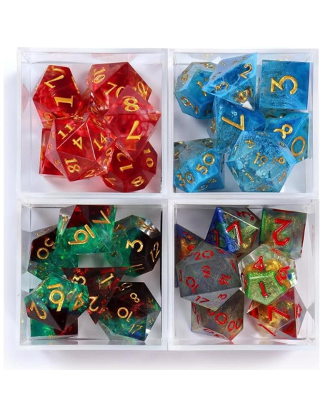 Juego de Dados Poliedricos 1985 Games para D&D - Resina Juego de Dados Poliedricos 1985 Games para D&D - Resina