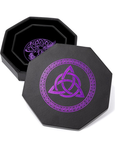 Bandeja de Dados Soar Forge 20 cm Octagonal Púrpura