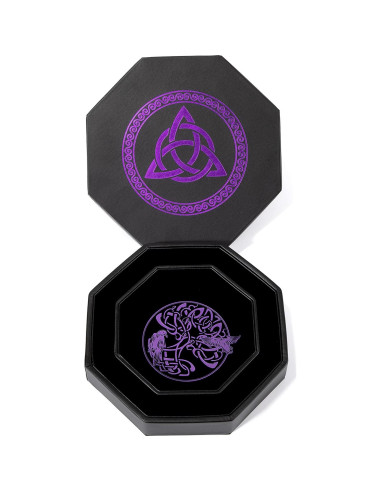Bandeja de Dados Soar Forge 20 cm Octagonal Púrpura