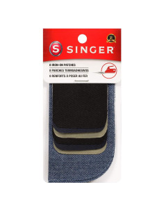 Parches Termoadhesivos SINGER Denim y Twill 8 Piezas