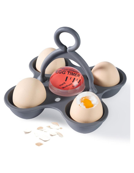 Temporizador de Huevos Esie Houzie con Soporte y Color Temporizador de Huevos Esie Houzie con Soporte y Color