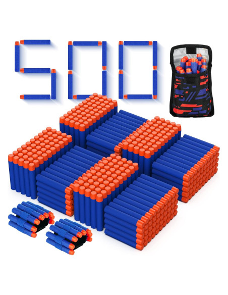 Dardos Nerf Tudaymol 500 PCS Elite 2.0 Recarga Azul Dardos Nerf Tudaymol 500 PCS Elite 2.0 Recarga Azul