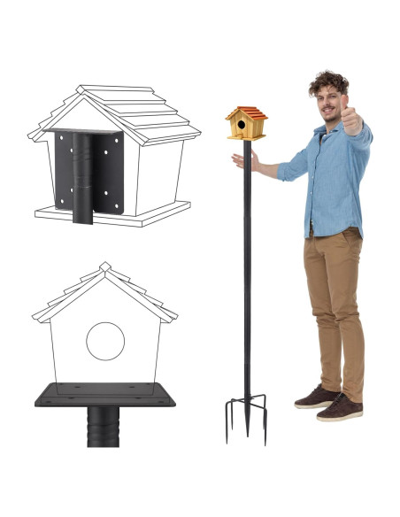 Poste para Comedero de Aves PAMASE 172,72 cm Ajustable Poste para Comedero de Aves PAMASE 172,72 cm Ajustable